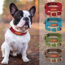 Strong Dog Collar Adjustable Soft Neoprene Padded Nylon Pet Collars with Buckle