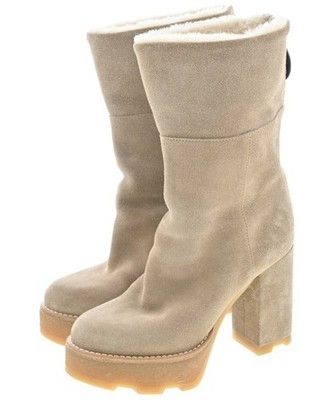 LOUIS VUITTON Boots Beige EU35 1/2(Approx. 22cm) 2200633628154