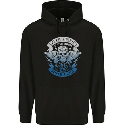 High Speed Junkies Biker Motorrad Kinder Kids Hoodie