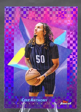 2024-25 Topps Finest Basketball Cole Anthony Purple X-Fractor 001/150 Magic