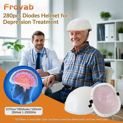 1070nm Near Infrared Light Therapy Brain Helmet for Parkinson Stroke Alzheimer