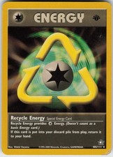 Recycle Energy 105/111 Rare Neo Genesis Pokemon 1st Edition Moderately Played on eBay
