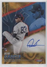 2021 Bowman's Best of Gold Lava Refractor 27/75 Deivi Garcia #B21-DG Auto 7ut