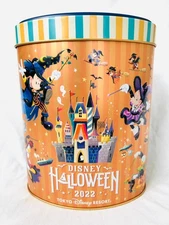 Tokyo Disney Resort Souvenir Tin Disney Halloween 2022 Mickey Mouse Minnie Mouse
