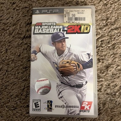 Major League Baseball 2K10 (Sony PSP, 2010) Complete: Case Manual Disc UNTESTED