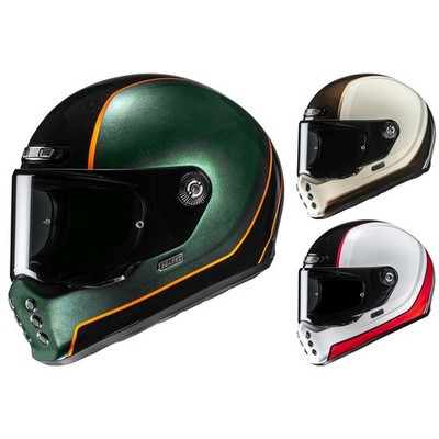 HJC Motorcycle Helmet - V10 Hodu - Vintage Classic Full Face Helmet