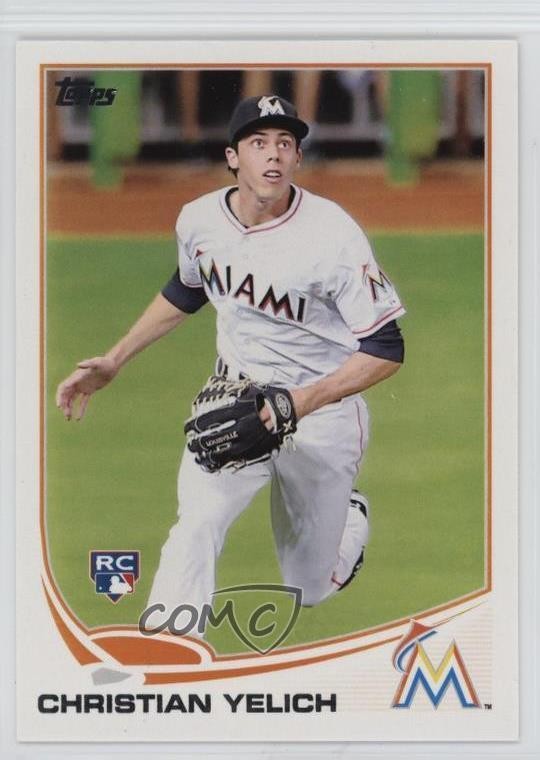 2013 Topps Update Christian Yelich #US290 g5e