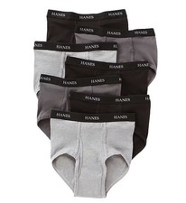 Hanes 7764B7 Premium Cotton Full-Cut Briefs - 7 Pack