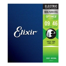 Elixir Custom Light NPS Electric Guitar Strings with Optiweb 9-46
