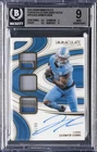2025 PANINI IMMACULATE PLAYER COLLECTION JERSEY AUTO JAHMYR GIBBS/99 BGS 9