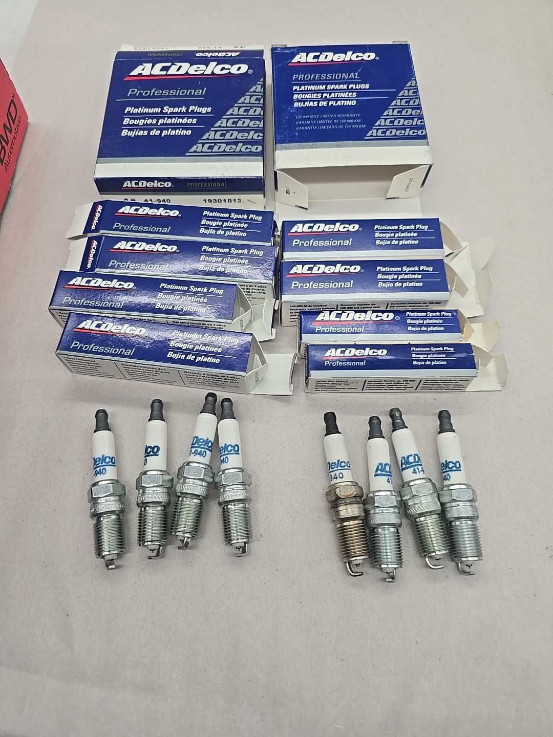 ACDelco 41-940 Spark Plug lot of 8  Platinum