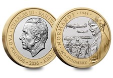 New 2026 Normandy Honour Field Marshal Montgomery WW2 �2 Coin BUNC