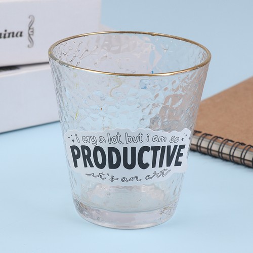 I Cry A Lot But I Am So Productive Vinyl Bumper Sticker - Motivational - Photo 12/12