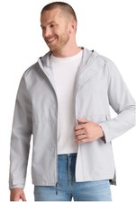 Ozark Trail Men’s Soft Silver Gray Wind & Rain Resistant Jacket NWT 3XL (54-56)