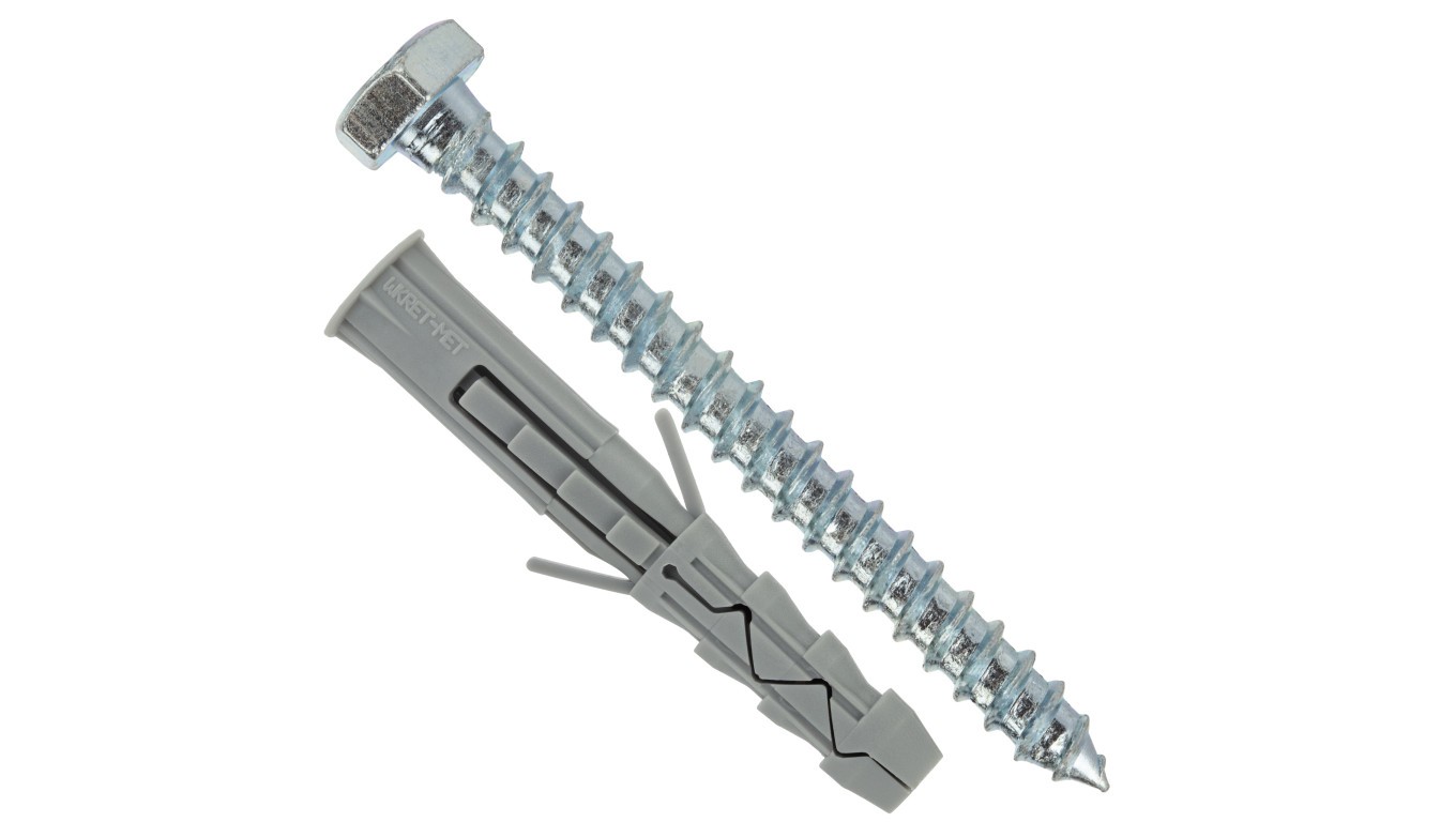 Колки для розпороуве с узким отверстием 10x60 Wkręt-met /BL=8 зт/