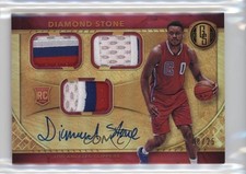 2016-17 Gold Standard Rookie Jersey Triple Prime AU /25 Diamond Stone Auto 13c7