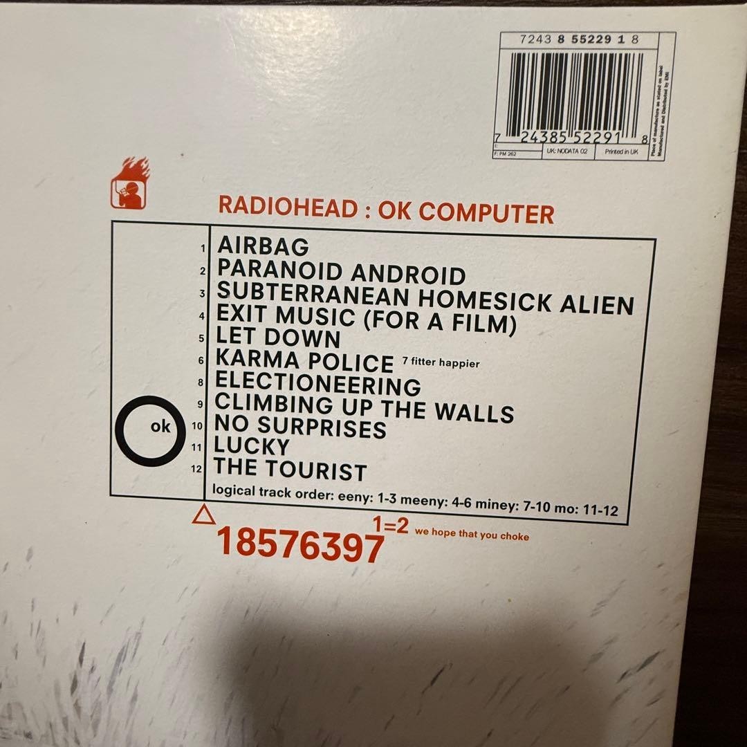 Radiohead / OK Computer 1997 UK Original FIRST EDITION Parlophone