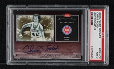 2005-06 Fleer Greats of the Game Auto Chris Ford #GG-CF PSA 7 Auto 0s47