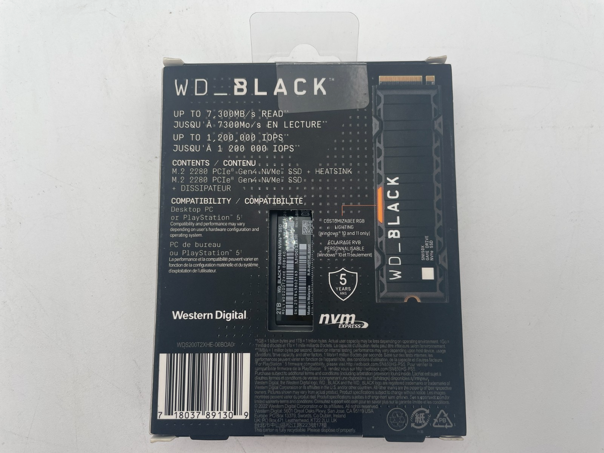 【新品未開封】ウェスタンデジタル WD BLACK SSD 2TB Amazon | ウエスタンデジタル(Western Digital) 内蔵SSD 2TB WD