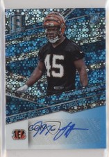 2018 Panini Spectra Rookie Neon Blue Prizm 44/149 Malik Jefferson #194 Auto pm6