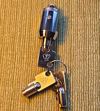 Cylinder Lock, Use With Storage Unit Door Latch, Weather/pick Resistant 3 Keys