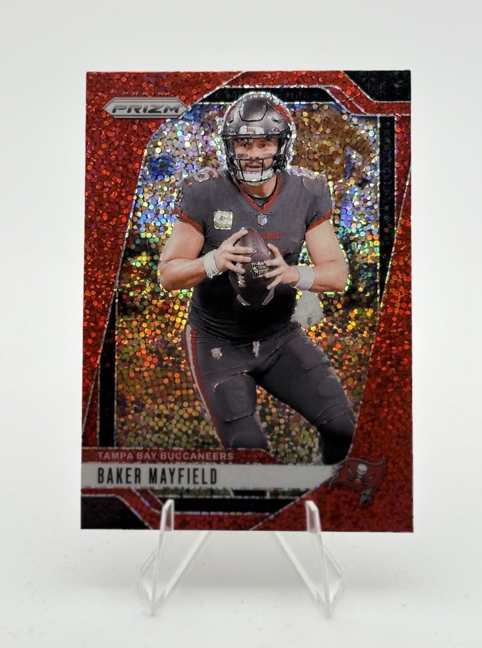 2024 Prizm Baker Mayfield Red Sparkle #268 Buccaneers