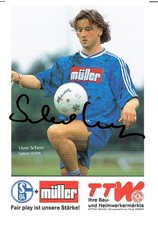Uwe Scherr AK 93/94 FC Schalke 04 / 1.FC Köln z oryginalnym podpisem