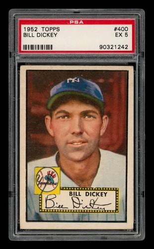 1952 Topps Set-Break #400 Bill Dickey PSA 5 EX
