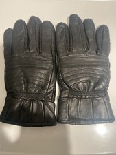 Leather Gloves Mens Soft With Lining Size Medium