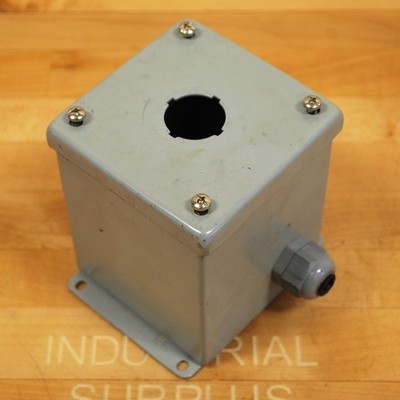 Hoffman E-1PBX Pushbutton Enclosure - USED