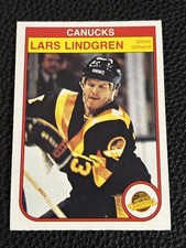 1982-83 O-Pee-Chee Hockey #349 Lars Lindgren - Canucks (B)