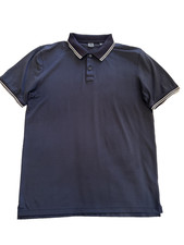 G/Fore Tux Performance Piqu  Golf Polo, Navy, Men's Large