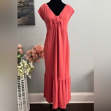 Tommy Hilfiger Women’s Plus Size Solid Tiered Sleeveless Midi Dress Size 0X