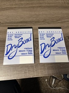 Lot Of Two DryBond Chartpak Dry Adhesive 15 Sheets 4"x6"
