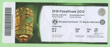 2012 -- FINALE DFB-Pokal  --- Borussia Dortmund - FC Bayern München --- Ticket