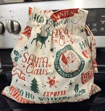 Retro Bread Bags for Homemade Christmas Bag Gift