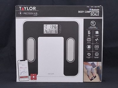 Taylor Precision Hub Smart Body Composition Scale   App-Connected