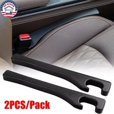 2PCS Universal Car Seat Gap Filler Plug Strip Blocker Stopper For Car SUV Truck