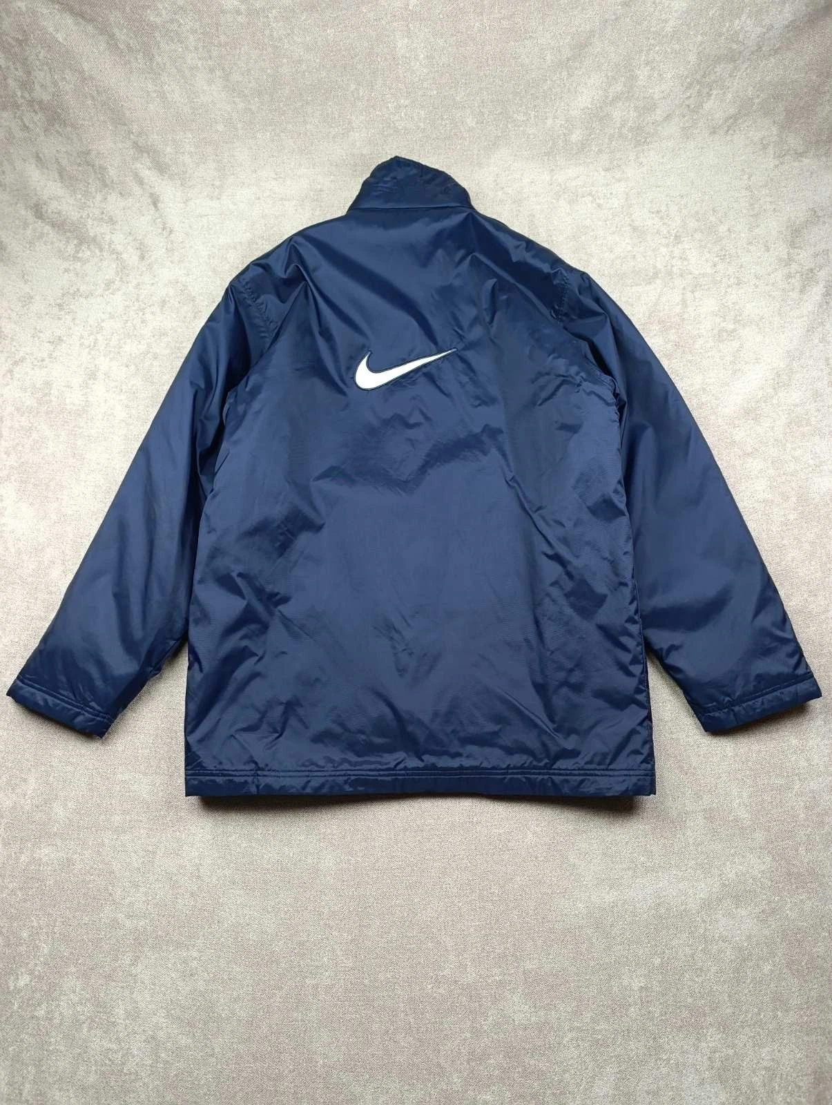 NIKE SWOOSH MENS VINTAGE NYLON WINDBREAKER INSULATED JACKER