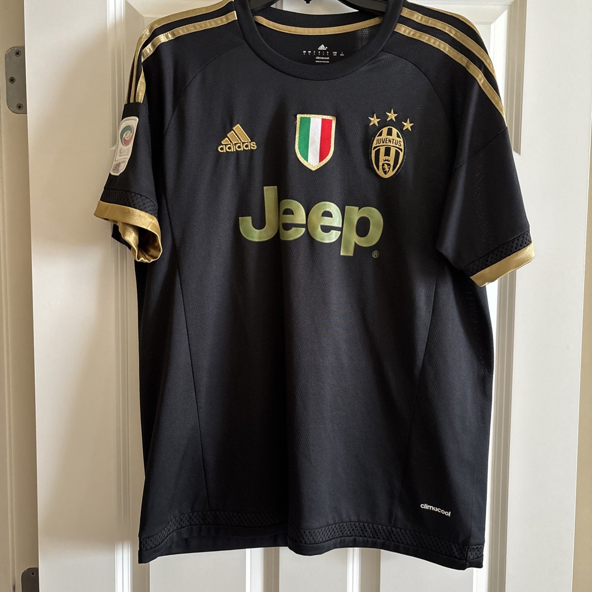 JUVENTUS 2015 2016 THIRD FOOTBALL SOCCER JERSEY ADIDAS, Pogba #10