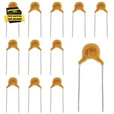 120 Pcs 47NF 50V Capacitor, Multilayer Monolithic Ceramic Capacitor, 47NF 473 0.
