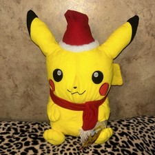 New tagged Pok mon Christmas Pikachu 23 Large Plush 2022
