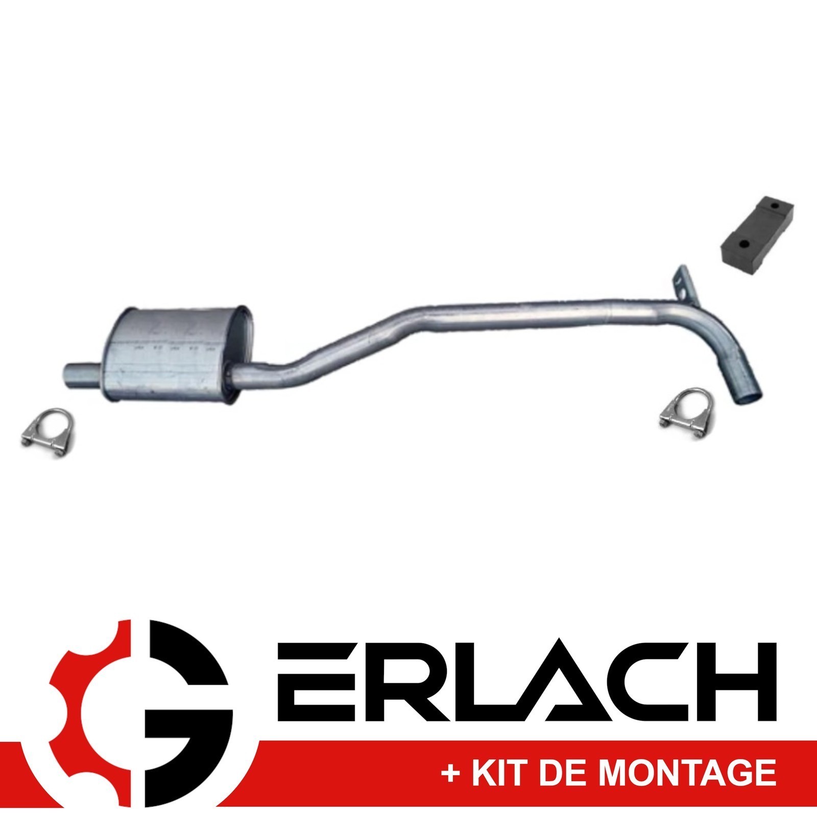 Silencieux intermédiaire Mercedes SL W121 pour restauration auto