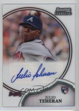 2011 Bowman Sterling Rookie Auto Refractor 12/199 Julio Teheran #5 Auto fm0
