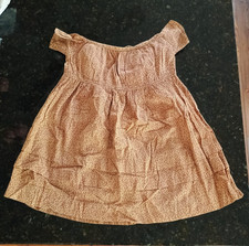 Oryginalna vintage z czasów wojny secesyjnej ręcznie robiona dziecięca sukienka niemowlęca 1860s jakość muzealna