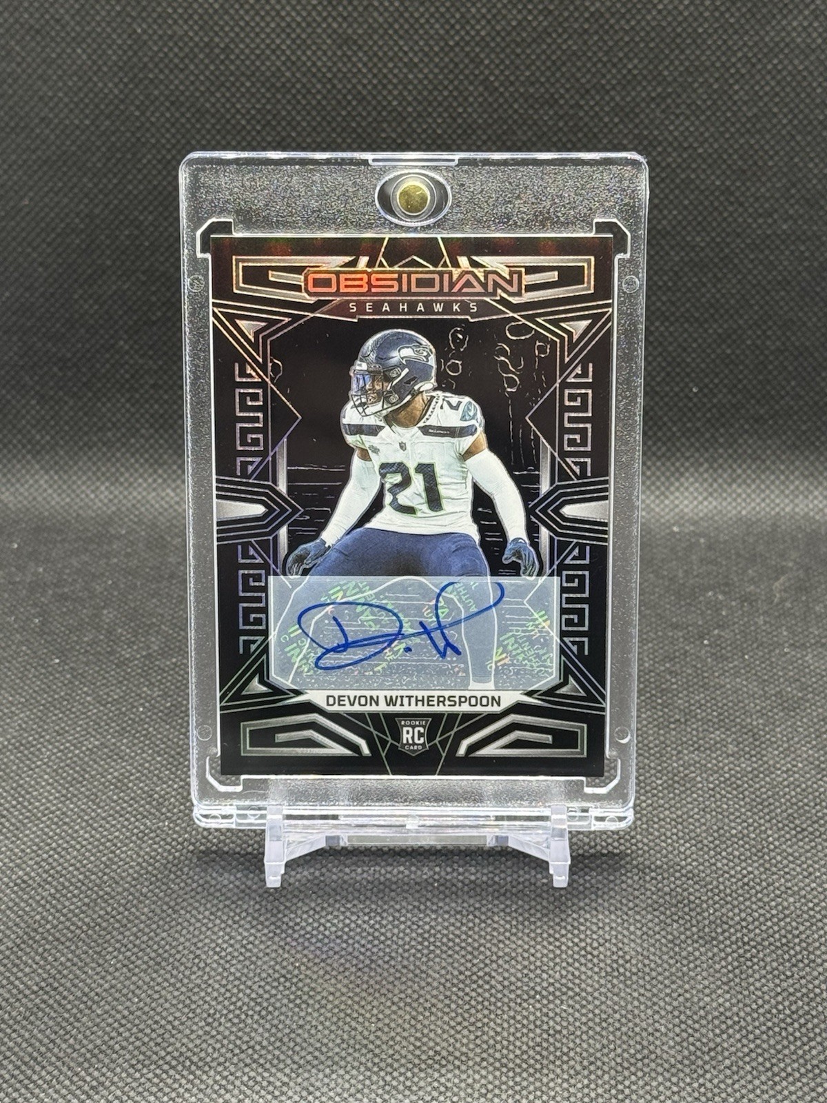 2023 Panini Obsidian - Devon Witherspoon #185 Signatures (AU, RC)