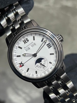 BLANCPAIN Leman Triple Calendar Moonphase Auto 38mm Ref.B2763 SS