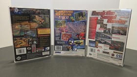 SEGA Soviet Strike, Sonic 3D Blast, Andretti Racing Sega Saturn Lot Manual Cases