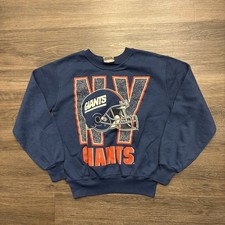 VTG NFL New York Giants Sweatshirt Sz Youth Large Team Rated Pullover