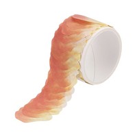 FüR 1 Rolle Blumen-Washi-Klebeband, Farbiges Dekoband, GroßE Orange